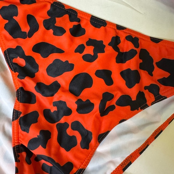 Leopard Print Halter Bikini - Picture 3 of 7